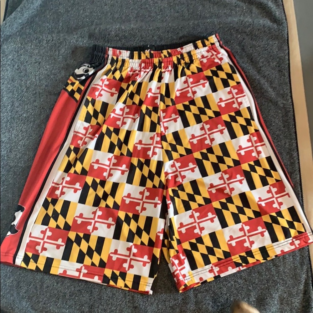 Large Natty Bo Beer Lacrosse Shorts